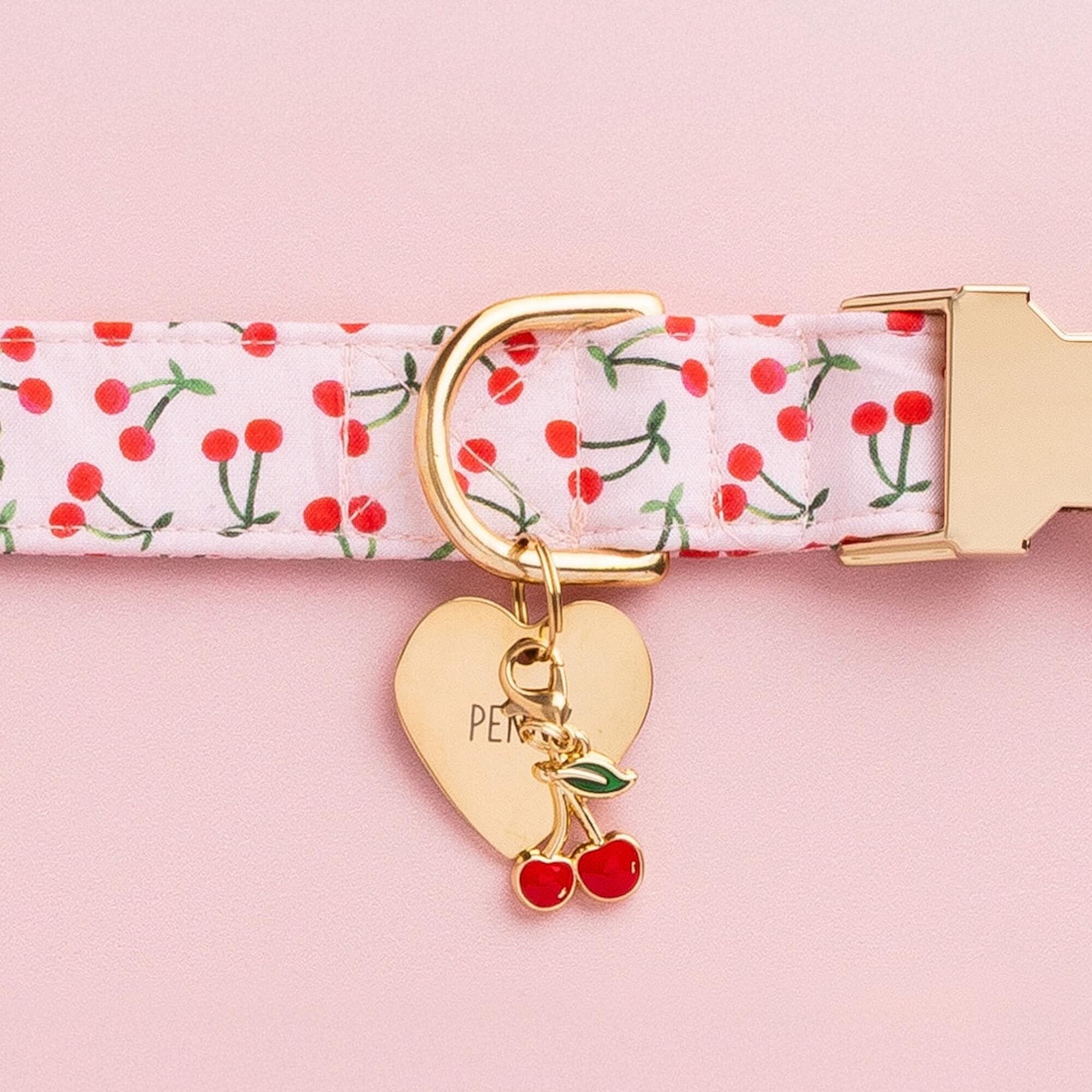 Cherry Jubilee Dog Collar