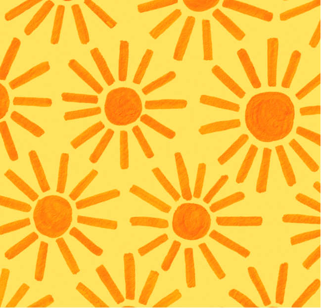 Here Comes the Sun Waste Bag Holder